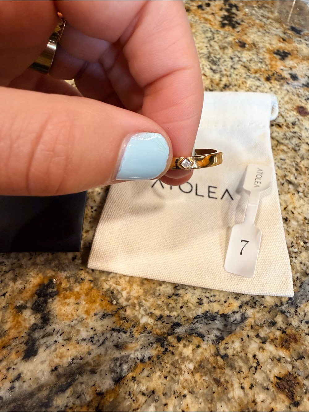 ATOLEA Eternity Stackable Rings - Size 7 - Picture 4 of 10